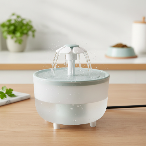 Automatic Pet Water Fountain – 1200ml Silent USB Filtered Dispenser