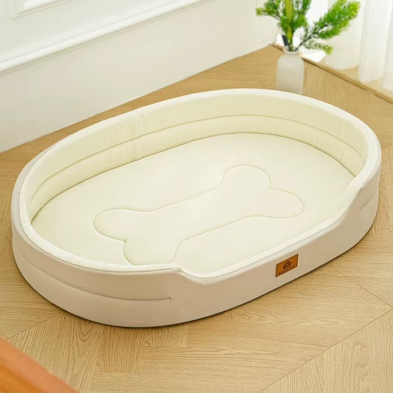Dog Pet Beds Square Dog Bed for Large Dogs Size Dog Sofa Beds Customized Waterproof Anti-Mite Pet Bed Inner Pad Washable Kennel