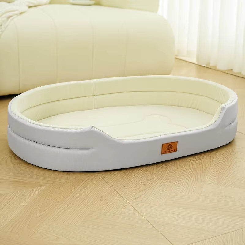 Dog Pet Beds Square Dog Bed for Large Dogs Size Dog Sofa Beds Customized Waterproof Anti-Mite Pet Bed Inner Pad Washable Kennel