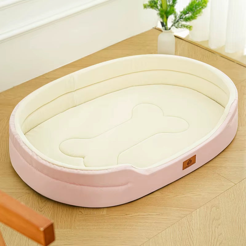 Dog Pet Beds Square Dog Bed for Large Dogs Size Dog Sofa Beds Customized Waterproof Anti-Mite Pet Bed Inner Pad Washable Kennel