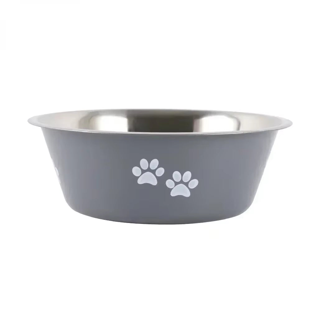 Cute Dog Bowls for Medium Large Dogs Feeding Bowls Water Bowls Stainless Steel Small Dog Food Bowl Elevated Raised Pet Feeders
