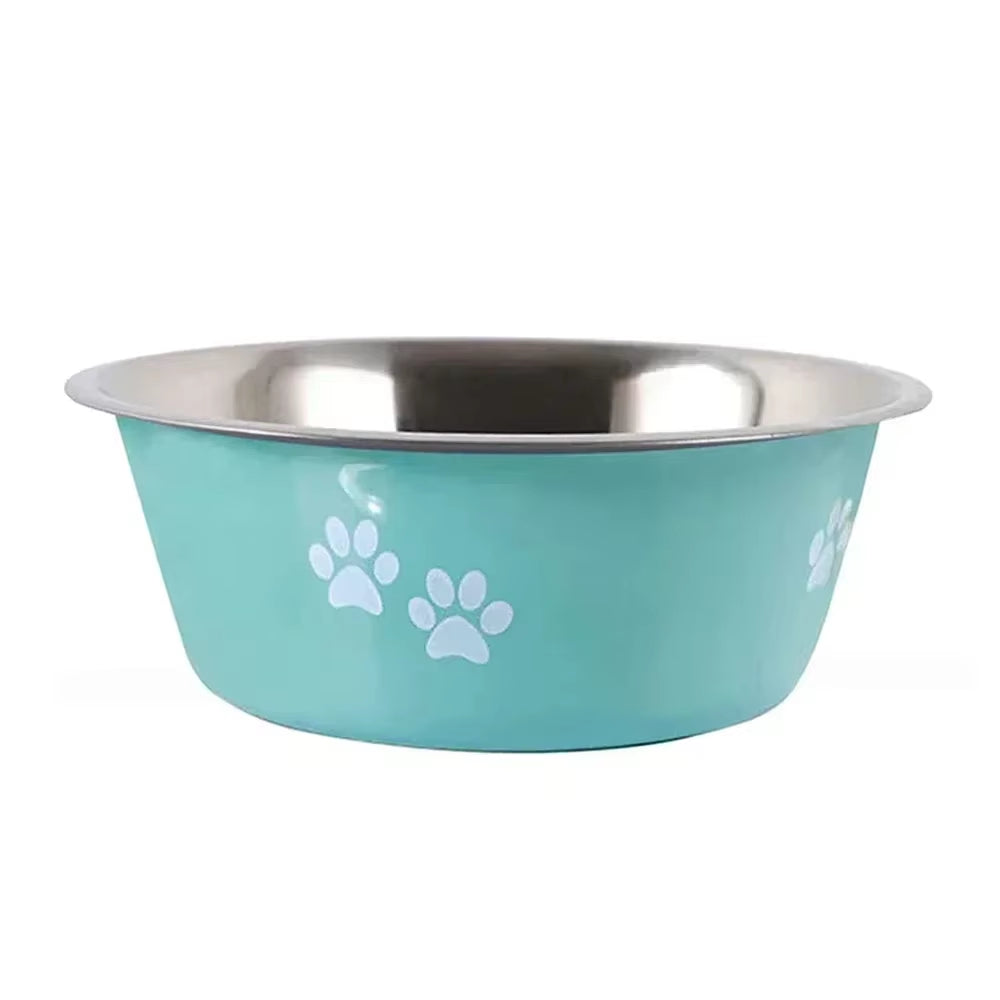 Cute Dog Bowls for Medium Large Dogs Feeding Bowls Water Bowls Stainless Steel Small Dog Food Bowl Elevated Raised Pet Feeders